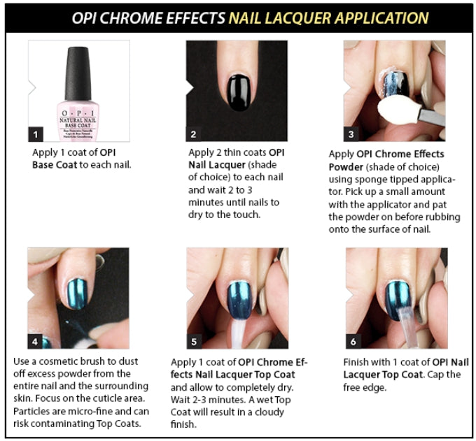 OPI:Chrome Effects Nail Lacquer Top Coat 0.5oz