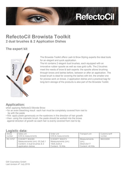 RefectoCil Browista Tool Kit