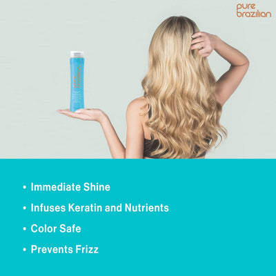 Pure Brazilian Anti-Frizz Daily Leave in Serum 13.5oz