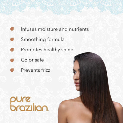 Pure Brazilian Anti-Frizz Daily Conditioner 13.5oz