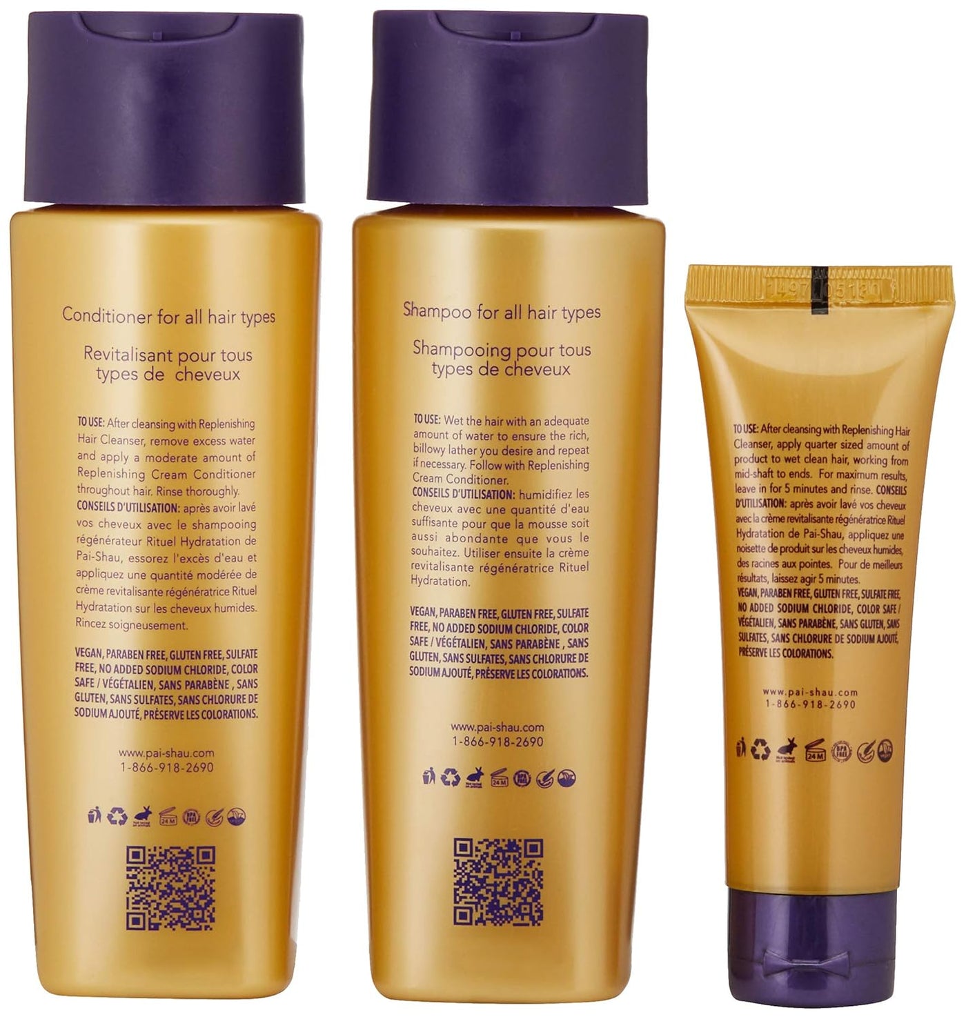 Pai Shau Replenish Cleanser Replenishing Conditioner Mask Kit