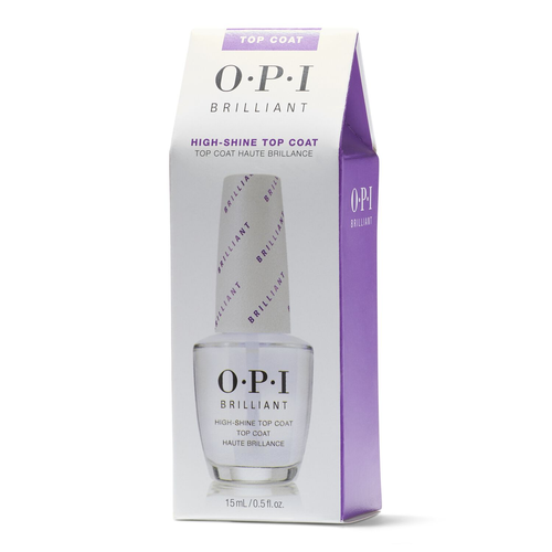 OPI Nail Lacquer Brilliant High Shine Top Coat 0.5oz