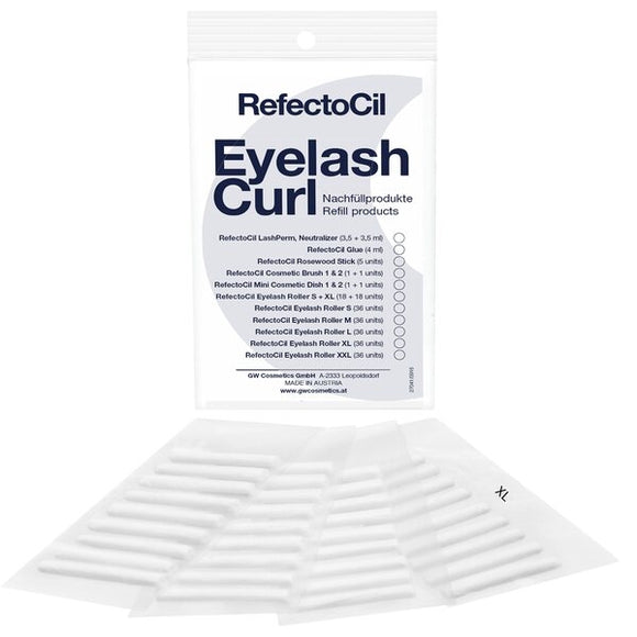 Refectocil Eyelash Curl Roller Refill (XL) 36units