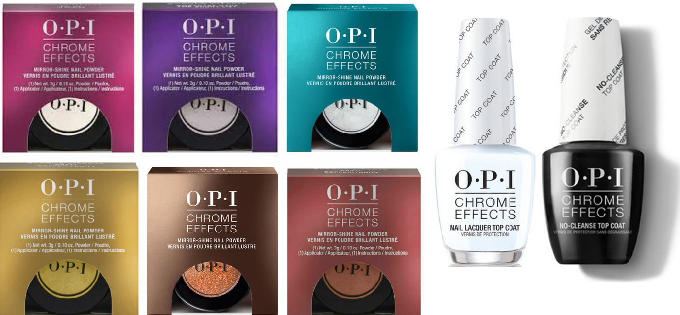OPI:Chrome Effects Nail Lacquer Top Coat 0.5oz