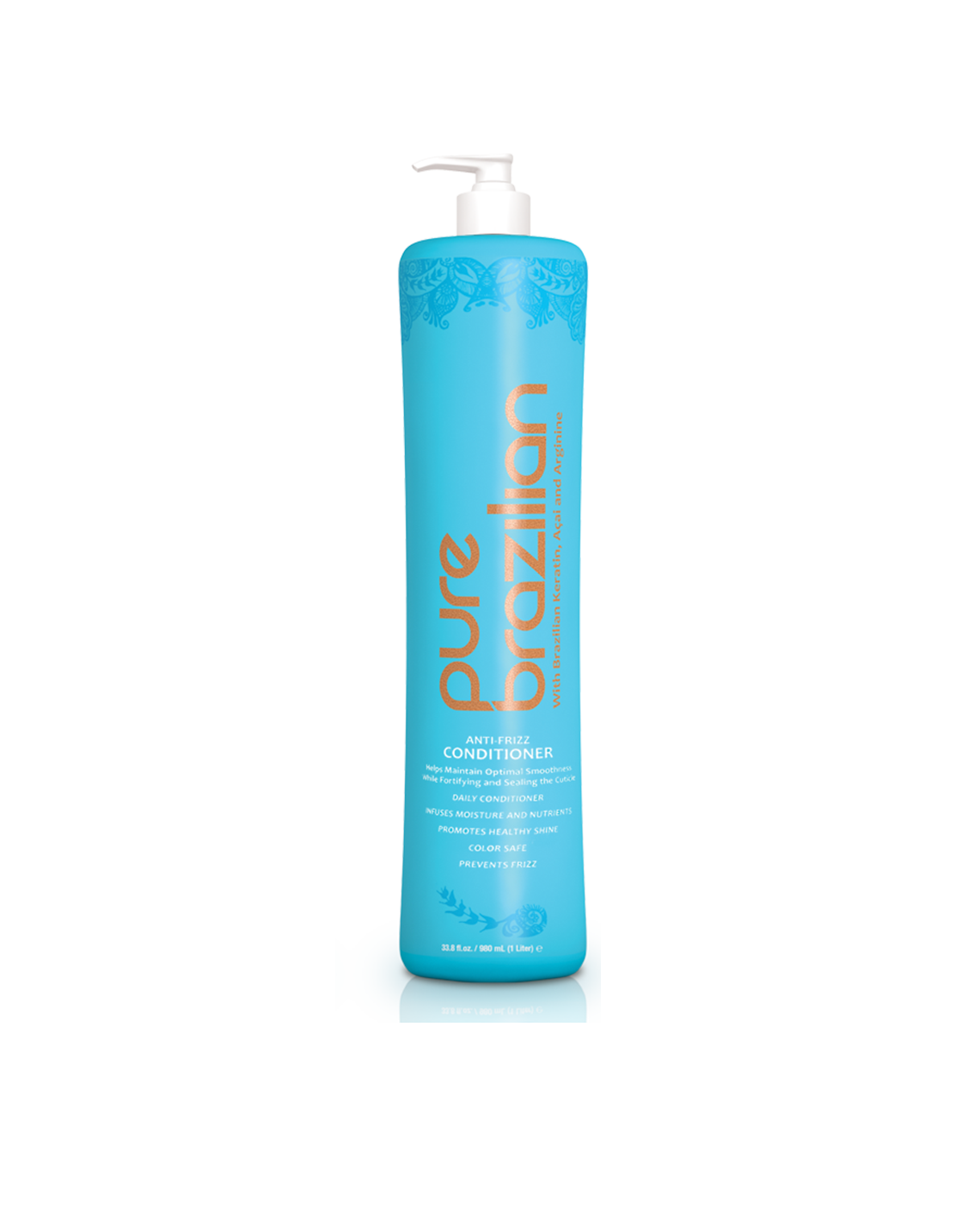 Pure Brazilian Anti-Frizz Conditioner 33.8oz.(1 liter)