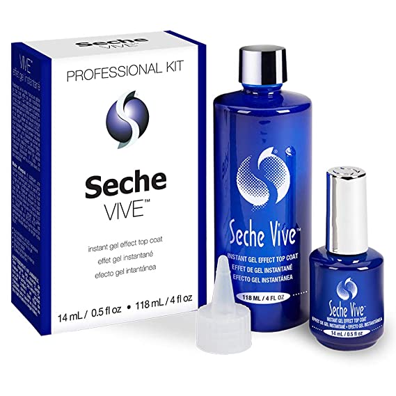 Seche Vive Instant Gel Effect Top Coat Professional Kit