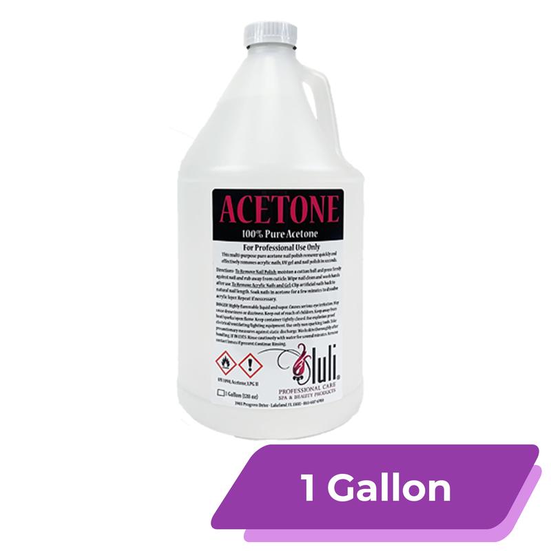 LULI 100% PURE ACETONE 1 GALLON/128 OZ.  (LULI:30-00020)