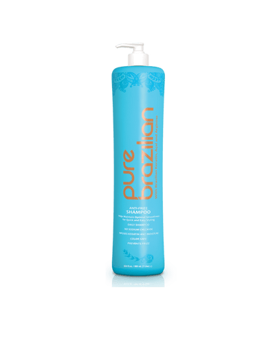 Pure brazilian anti frizz shampoo